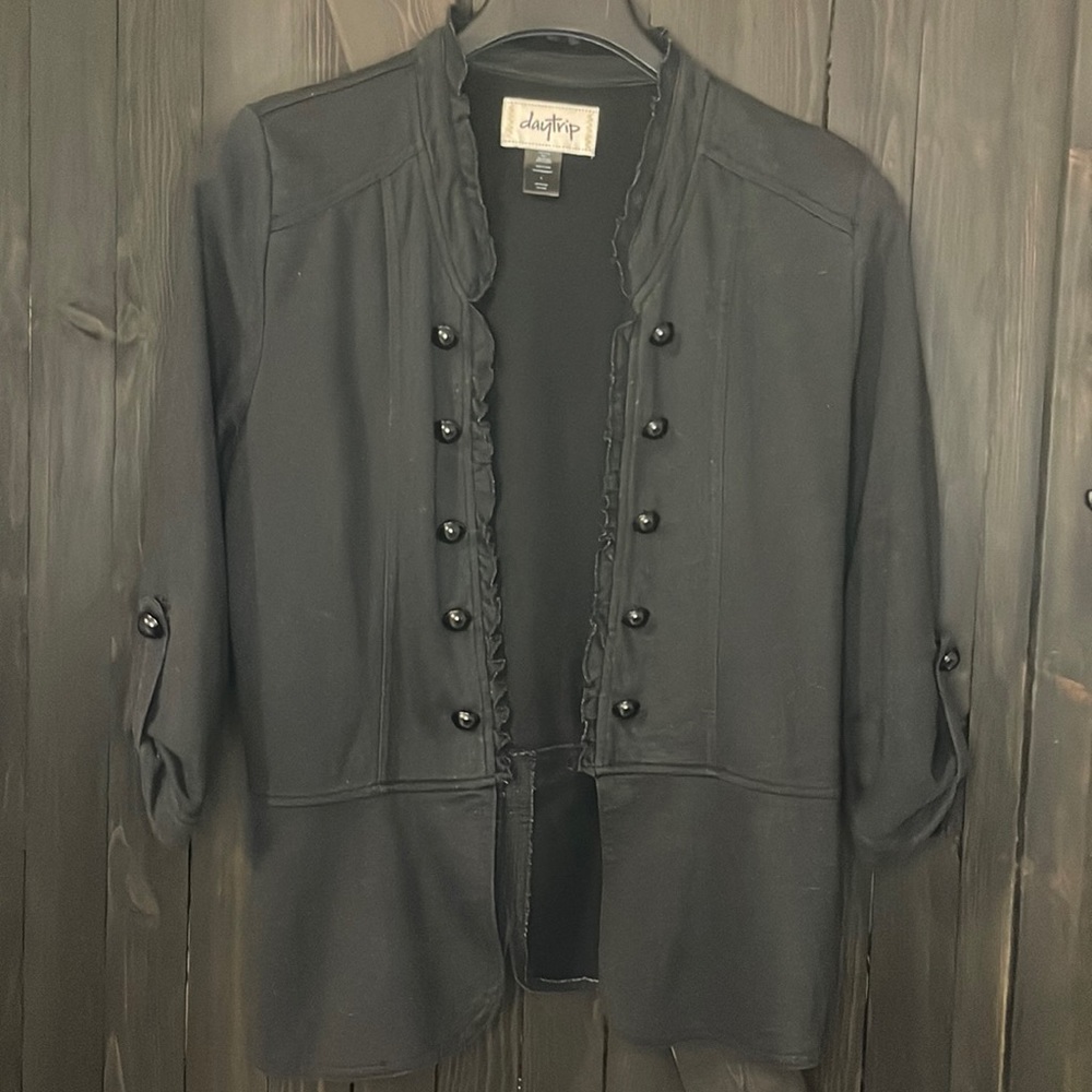 Daytrip mini blazer jacket casual with big buttons three-quarter sleeve junior L